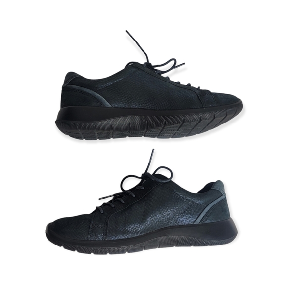 Ecco Soft 5 Zip Sneaker Marine Navy - Picture 8 of 10